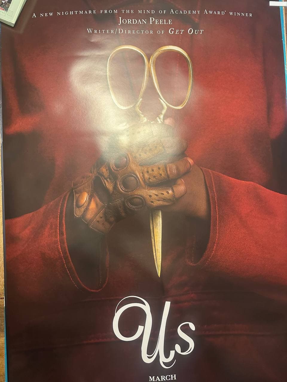 Us (2019) — original rolled US one-sheet movie poster