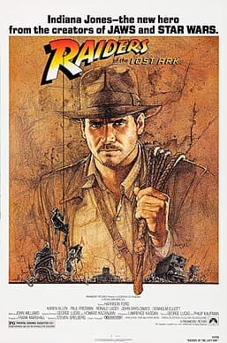 Raiders of the Lost Ark (1981) — original rolled US one-sheet movie poster