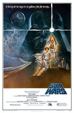 Star Wars (1977) — original rolled US one-sheet movie poster