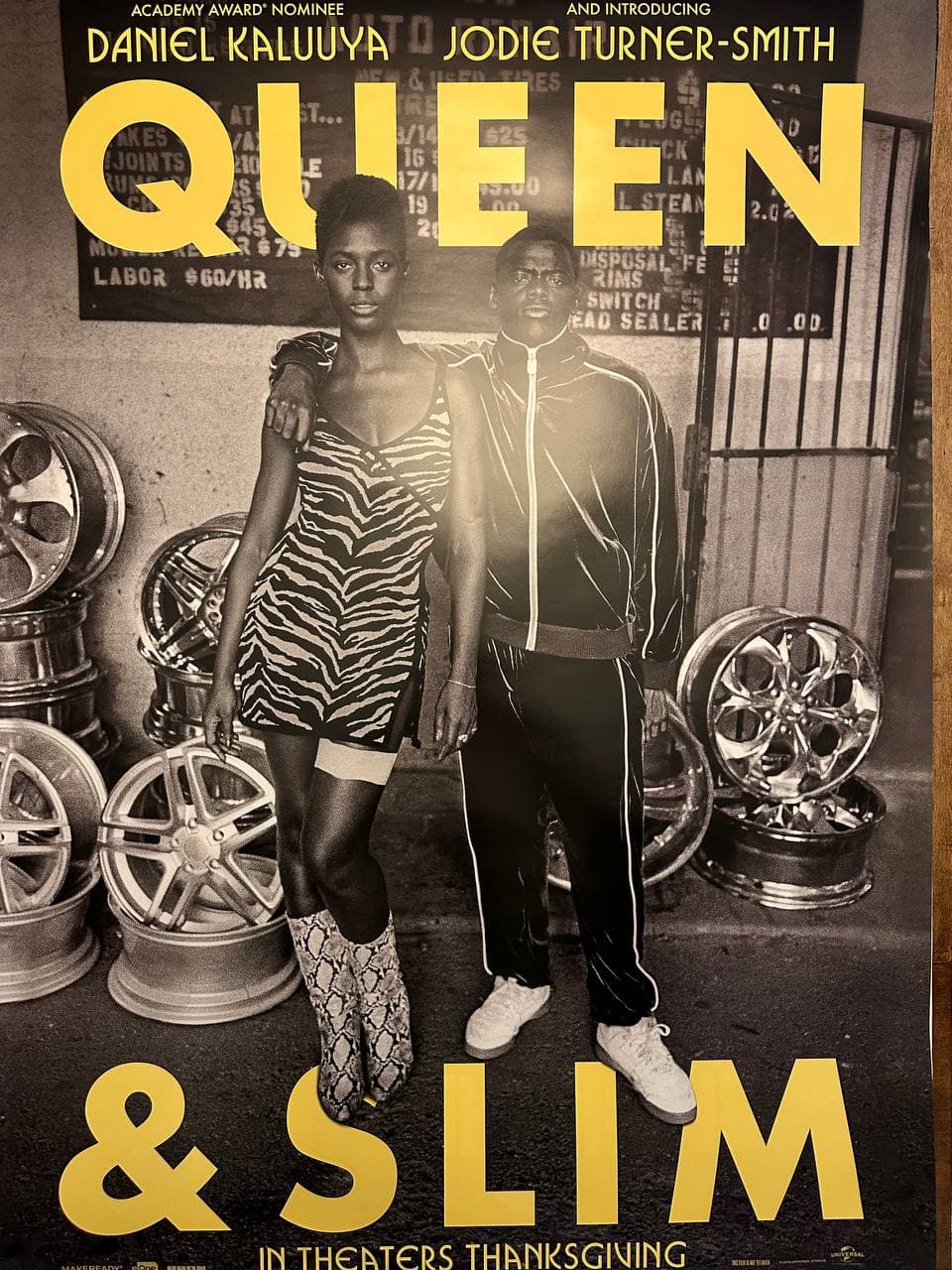 Queen & Slim (2019) — original rolled US one-sheet movie poster