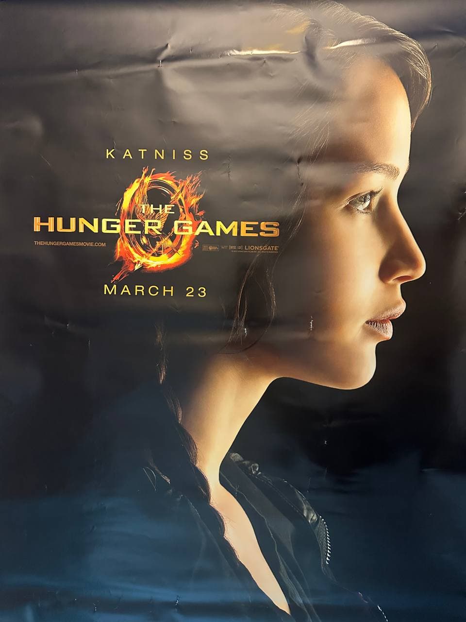 The Hunger Games (2012) — original rolled US one-sheet movie poster