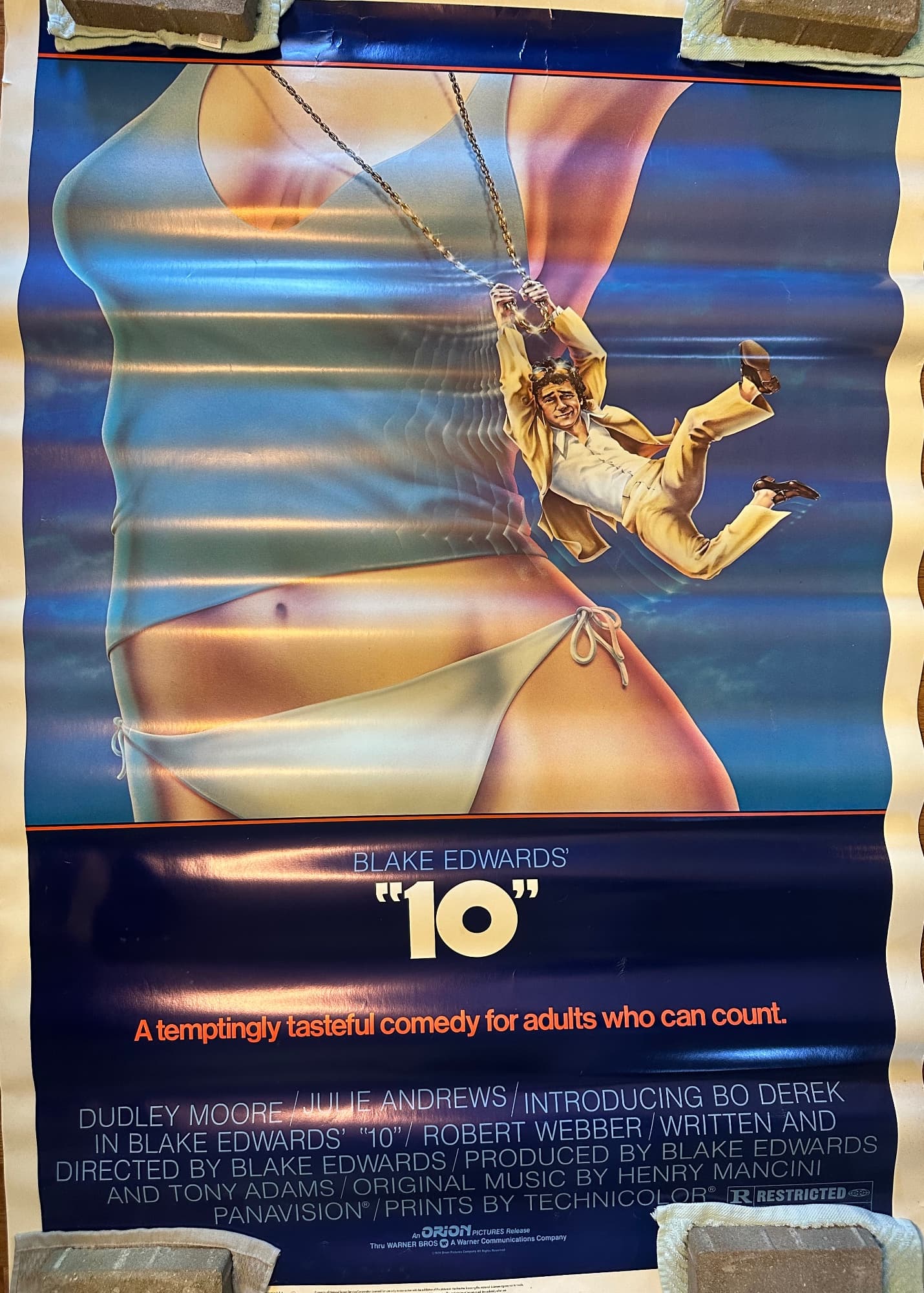 10 (1979) — original rolled US one-sheet movie poster