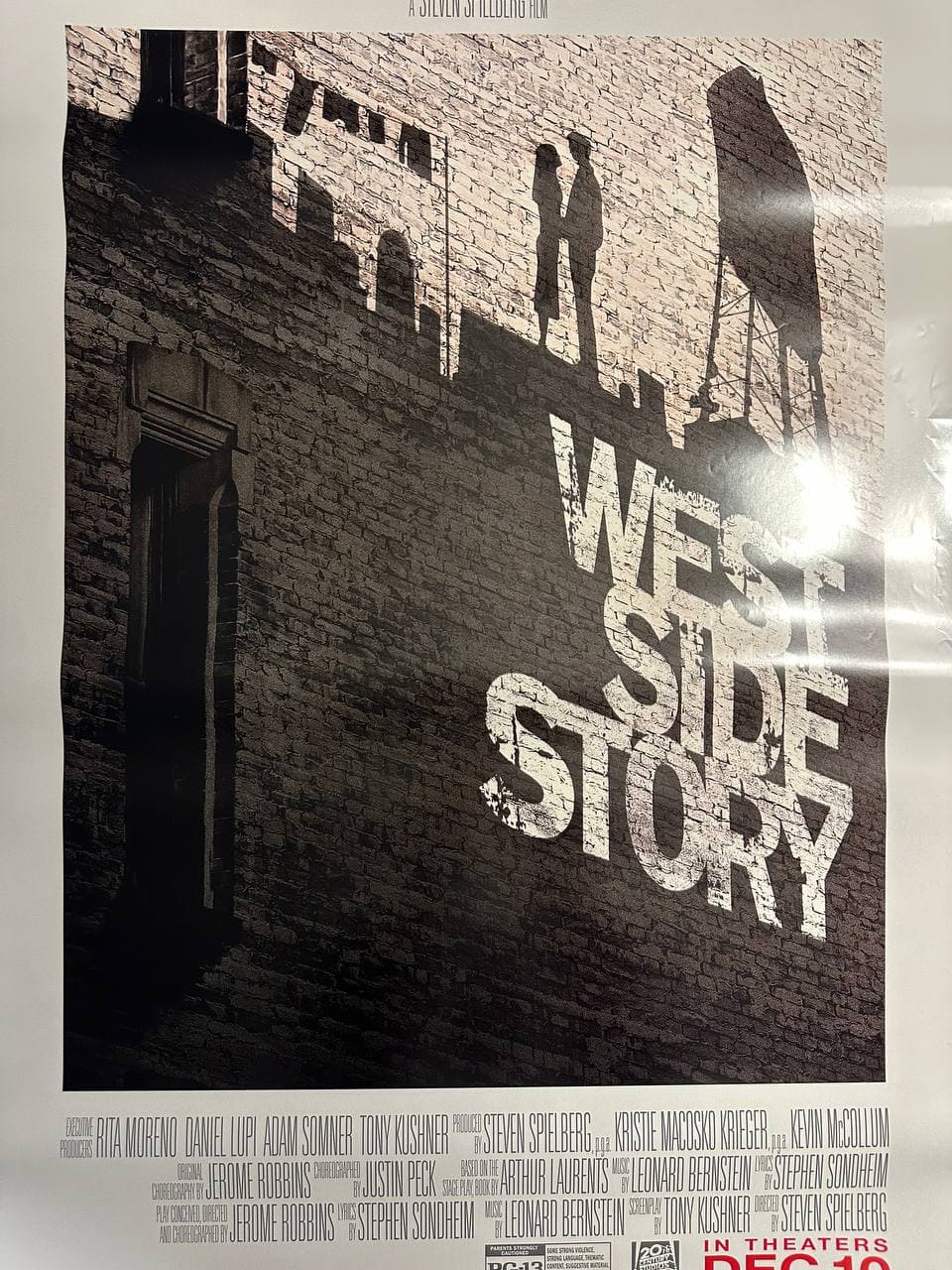 West Side Story (2021) — original rolled US one-sheet movie poster