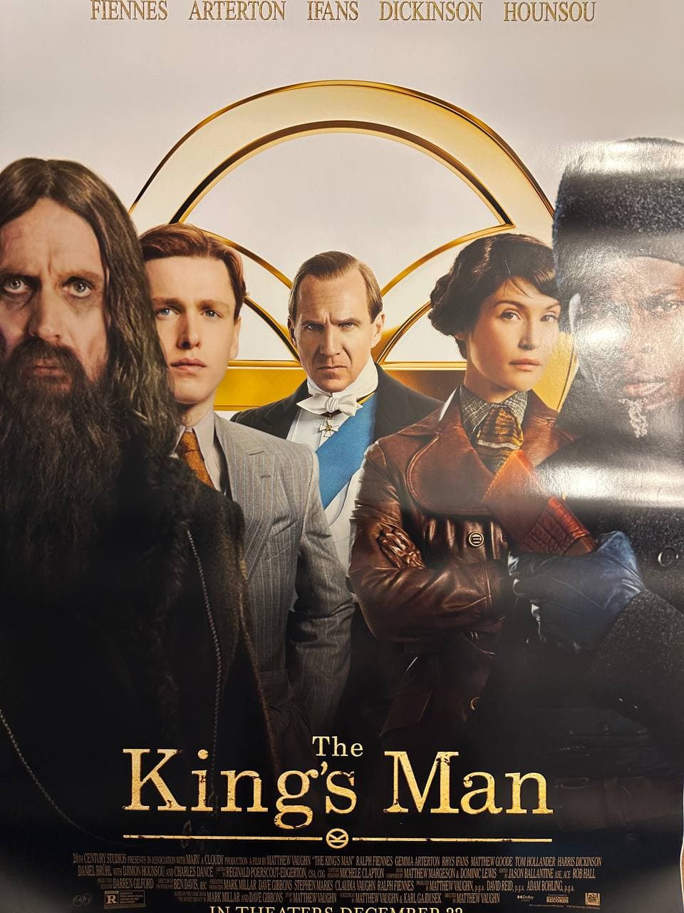 The King's Man (2021) — original rolled US one-sheet movie poster