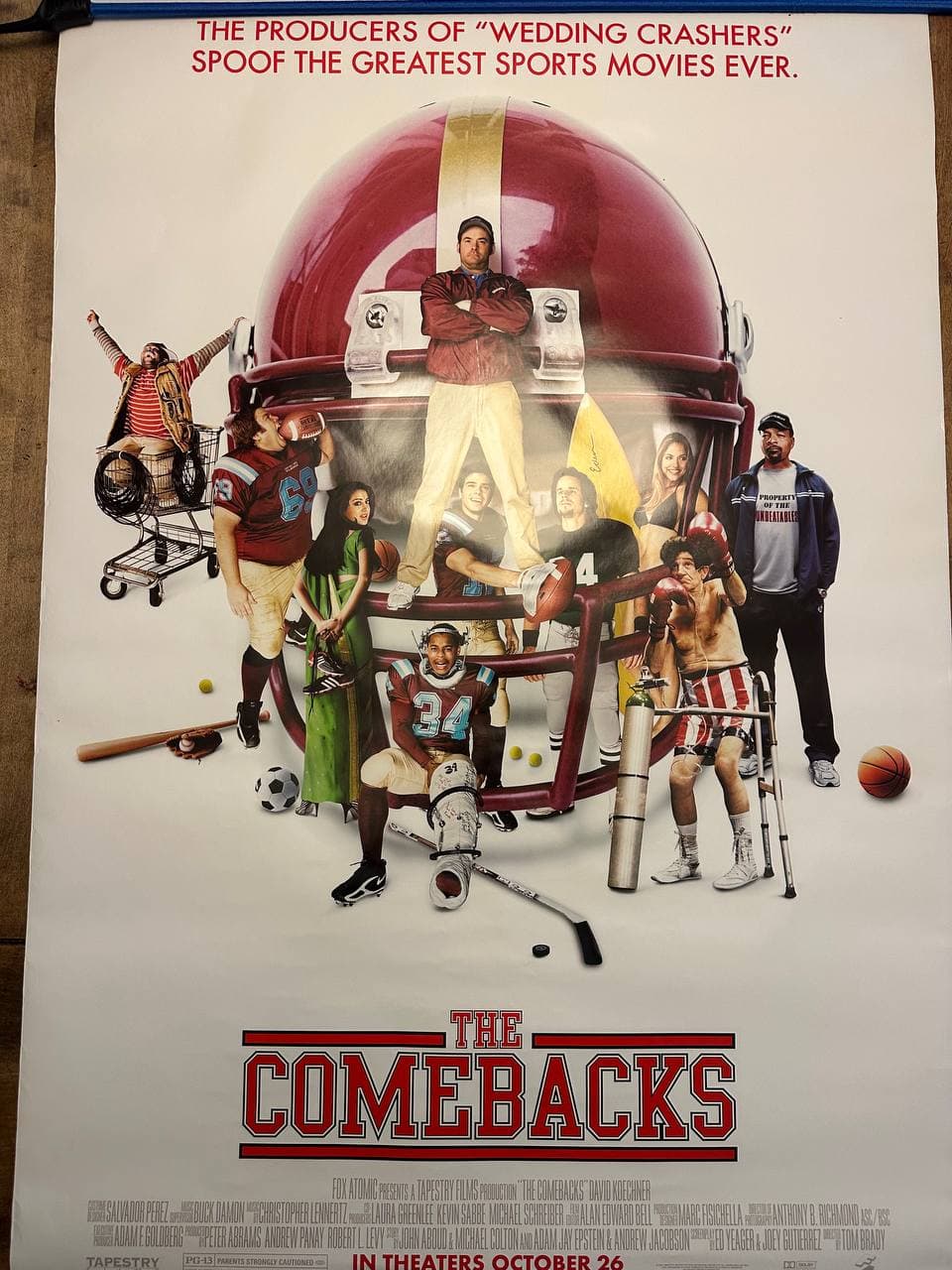 The Comebacks (2007) — original rolled US one-sheet movie poster