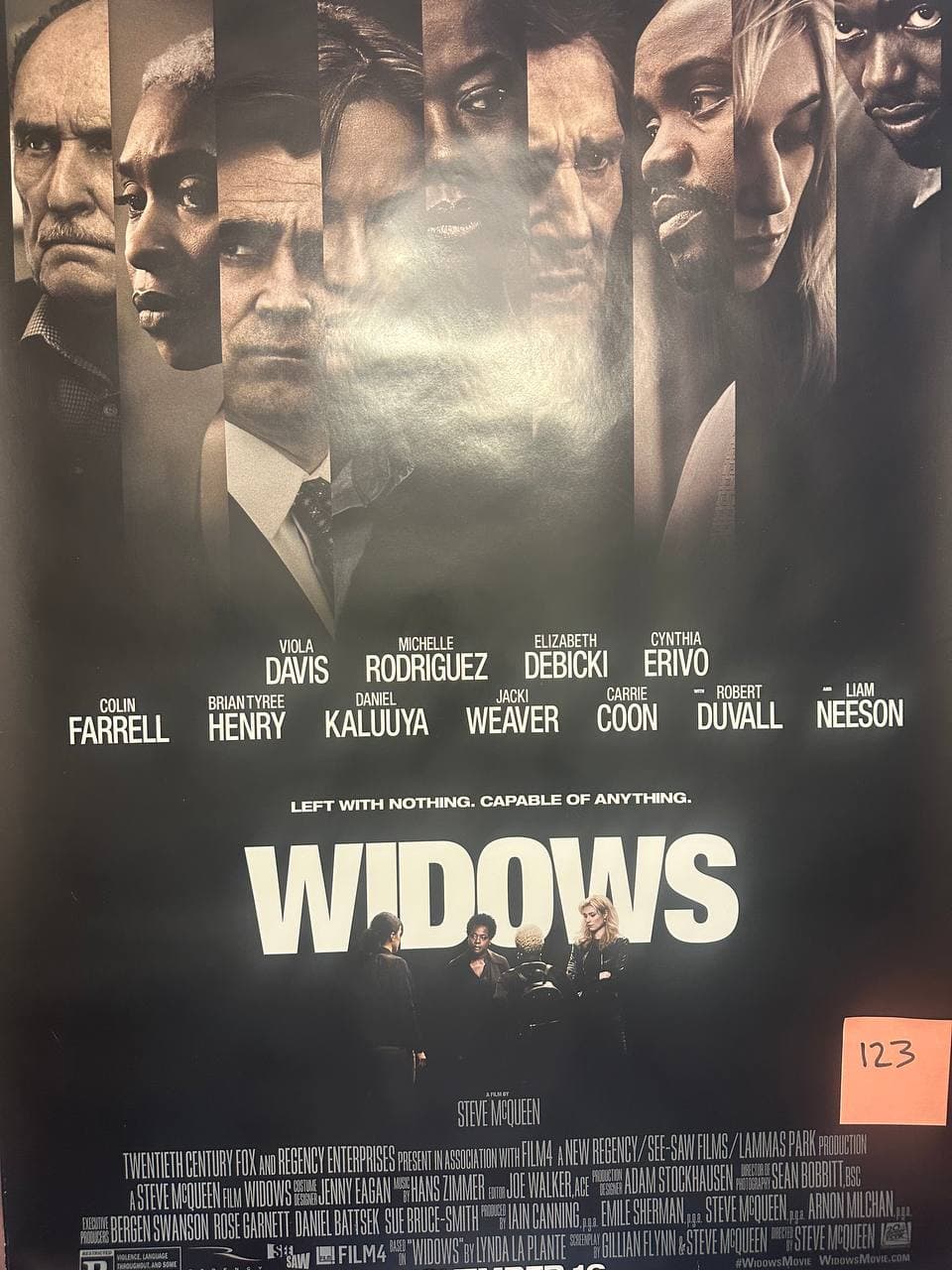 Widows (2018) — original rolled US one-sheet movie poster