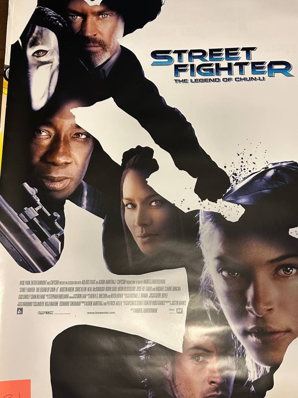 Street Fighter: The Legend of Chun-Li (2008) — original rolled US one-sheet movie poster
