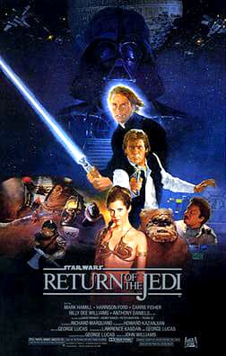 Return of the Jedi (1983) — original rolled US one-sheet movie poster