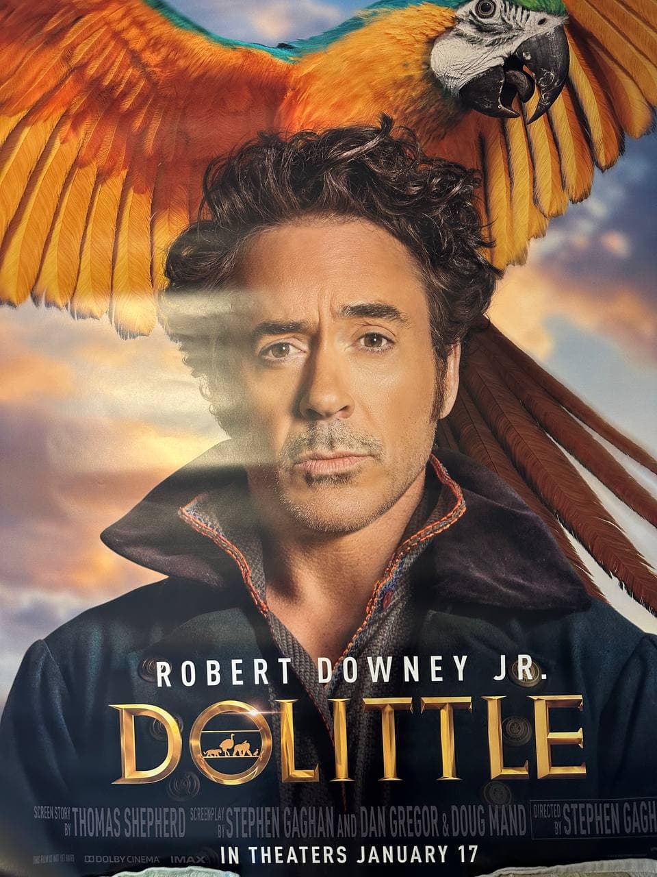 Dolittle (2020) — original rolled US one-sheet movie poster