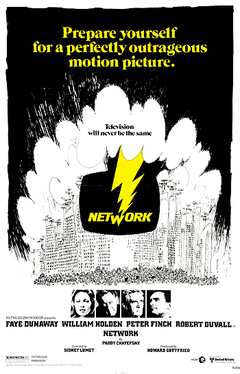 Network (1976) — original rolled US one-sheet movie poster