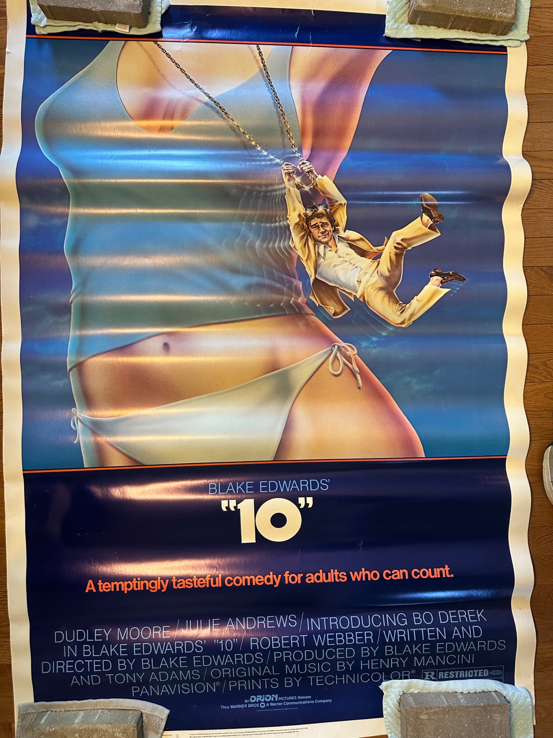 10 (1979) — original rolled US one-sheet movie poster